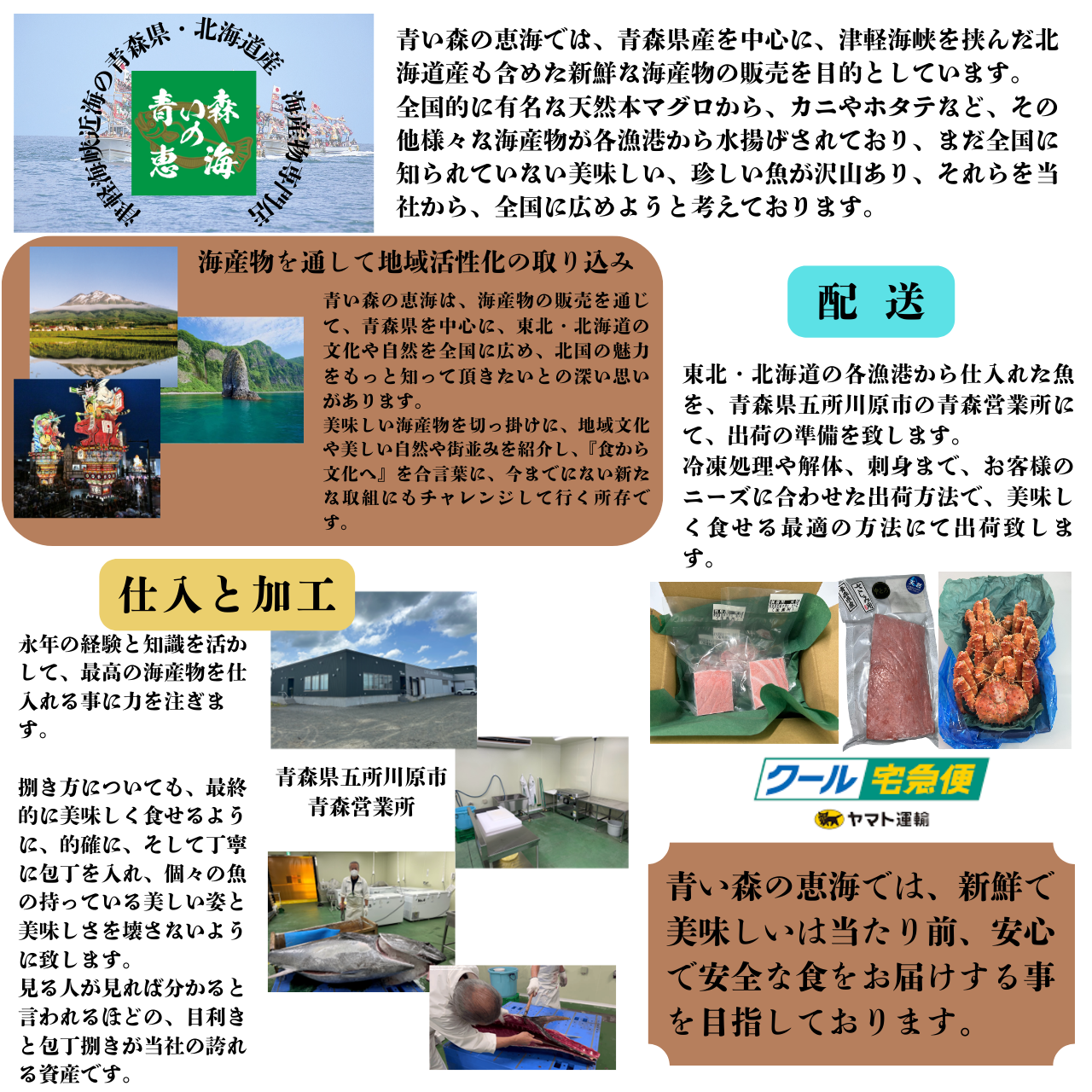青い森の恵海　仕入配送